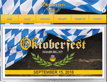 Tablet Screenshot of hamburgoktoberfest.com